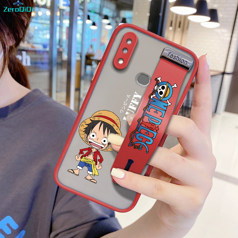 Ốp Điện Thoại Dành Cho Samsung A12S Samsung A01 Samsung A10 Samsung A11/M11 Samsung Ốp A10S Samsung A71 Ốp Lưng Anime Ốp Luffy (Có Dây Đeo Cổ Tay) Ốp Lưng Bảo Vệ Toàn Bộ Ống Kính Mờ Chống Sốc Hoạt Hình