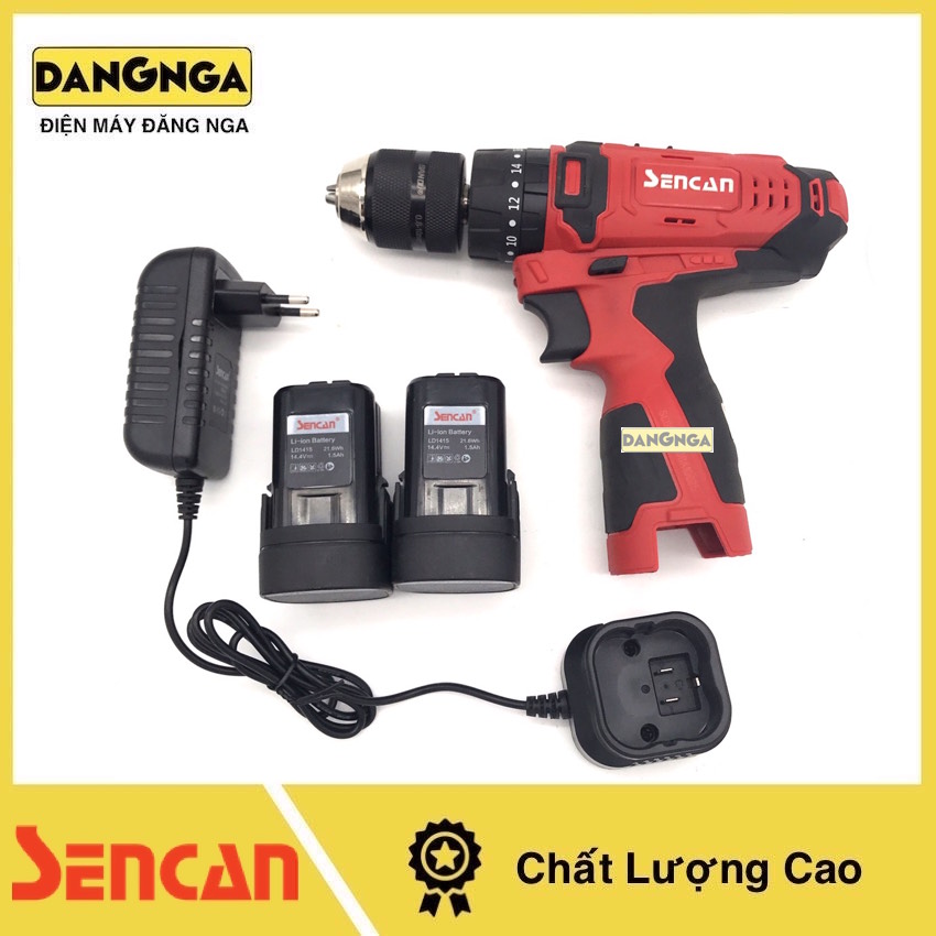 Máy Khoan Và Bắn Vít Dùng Pin Sencan D521001