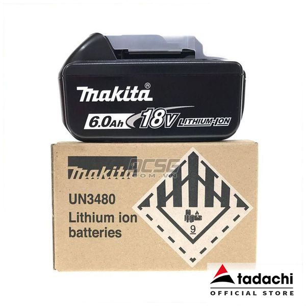 Pin bl1860b li-ion/18v/6.0ah makita 197422-4