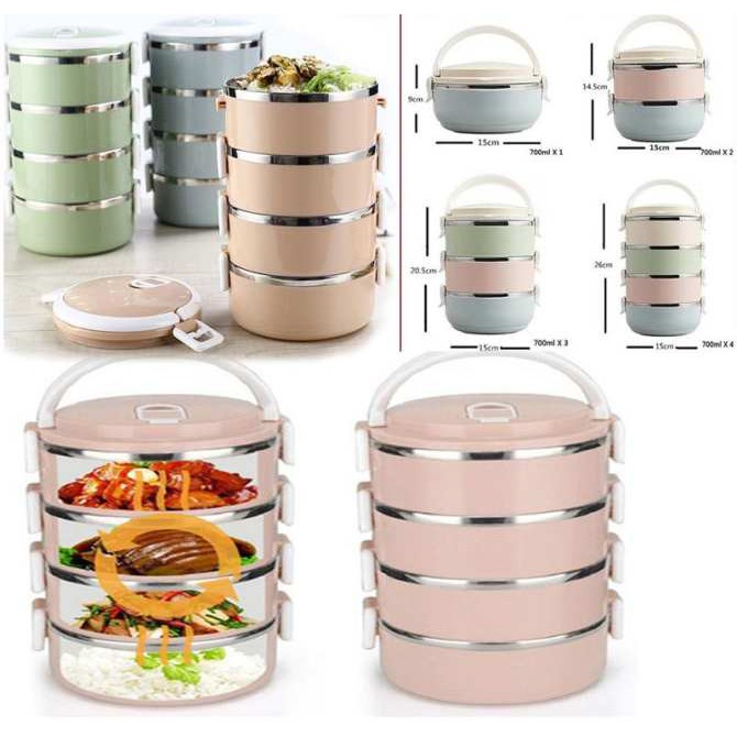 Cặp lồng 4 tầng giữ nhiệt