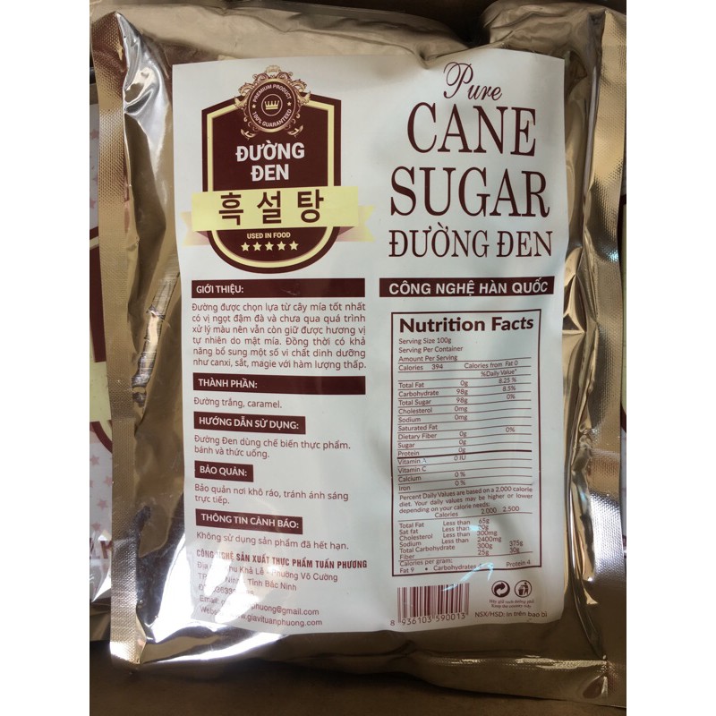 1kg đường đen làm trà sữa