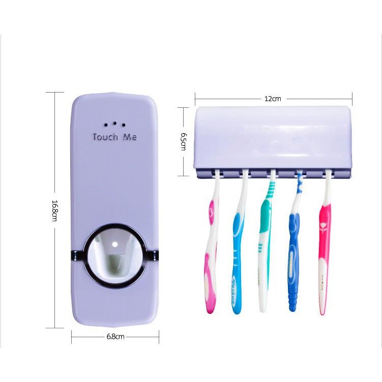 Máy nhả kem đánh răng tự động và kệ đựng bàn chải Touch Me