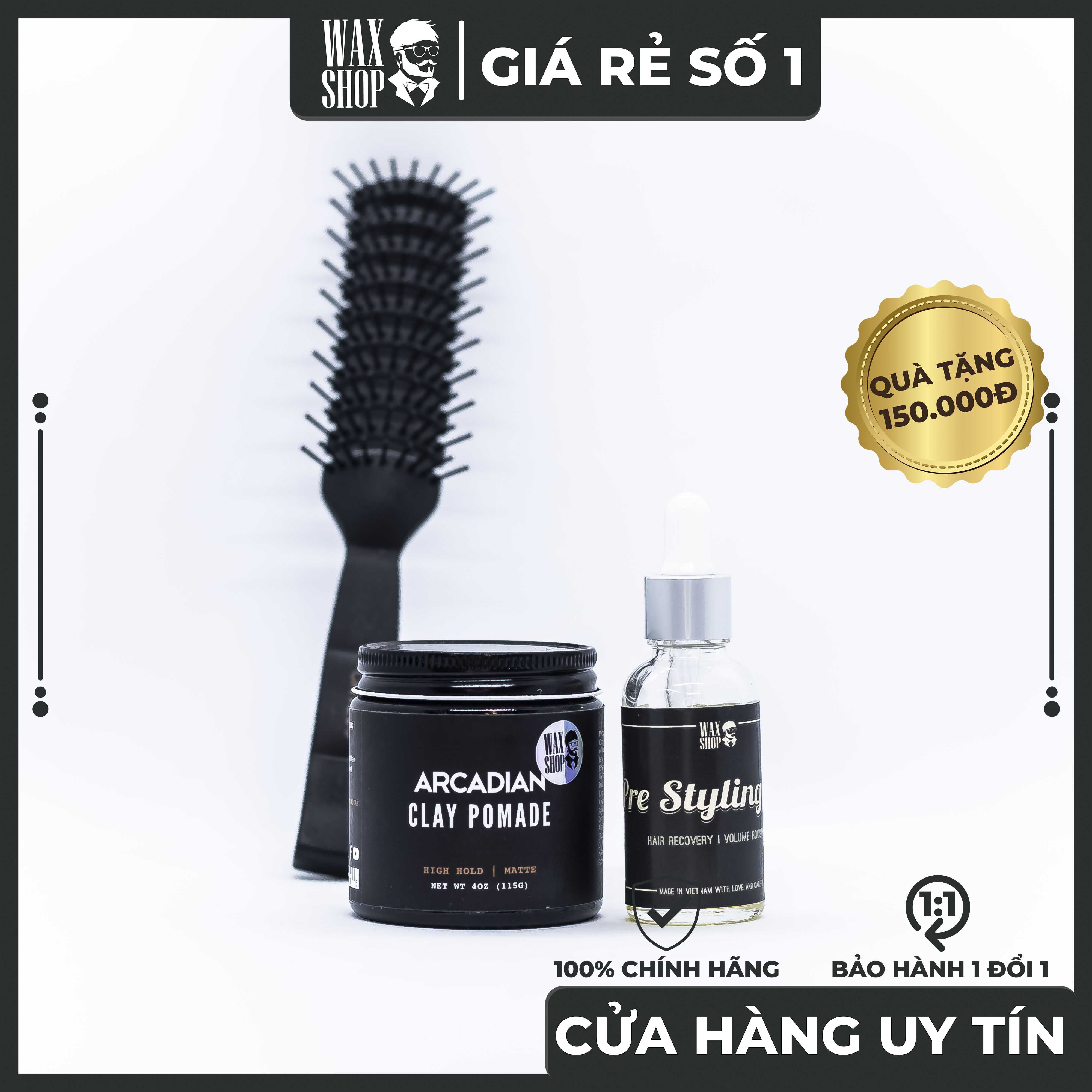 [HCM]Sáp Vuốt Tóc Arcadian Clay Pomade - Arcadian