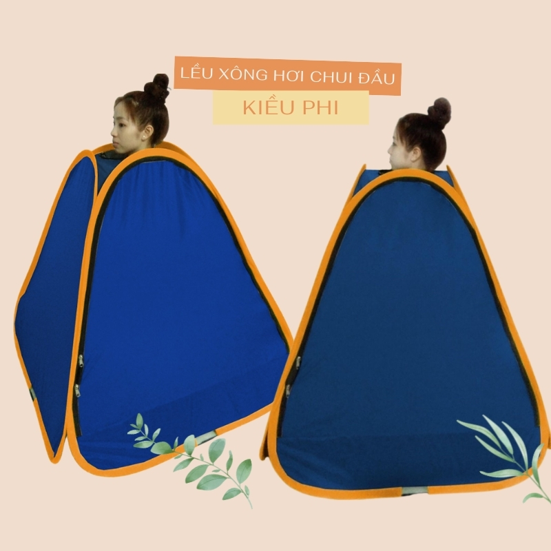 Lều xong hơi cao cấp chui đầu - Lều xông hơi sau sinh tự bung cao cấp giá rẻ tại nhà khung không han gỉ bảo hành 18 tháng