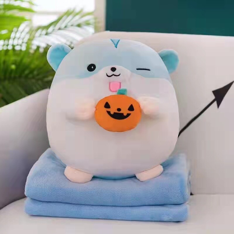 Bộ Chăn Gối Văn Phòng Hình Chuột Hamster Ghome