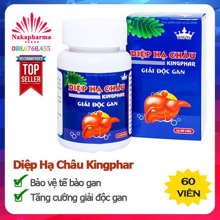 Diệp Hạ Châu Kingphar Giải Độc Gan – Tăng cường chức năng gan, hạ men gan, bảo vệ tế bào gan, tăng miễn dịch