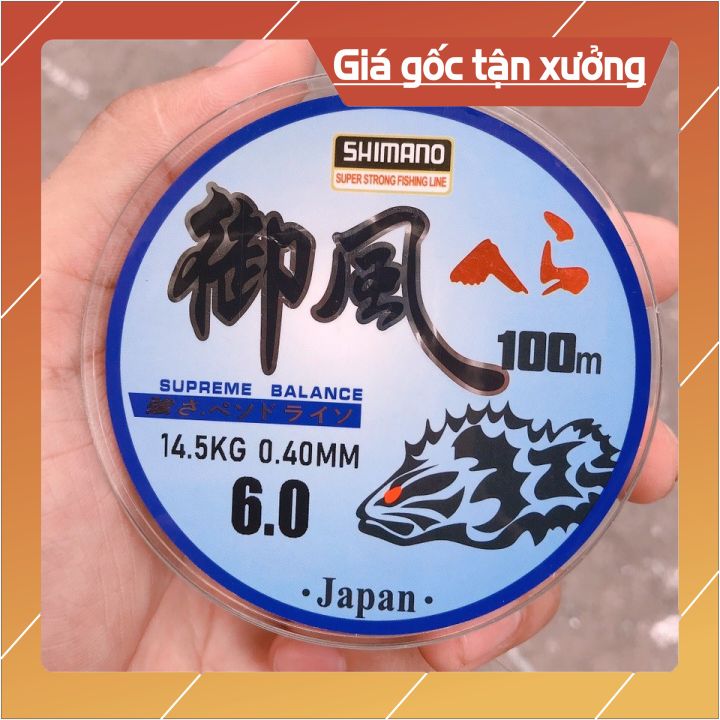 Cước Câu Cá Cước Câu Siêu Bền Shimano 100m Đủ Size Rẻ Khỏe  ( ĐỒ CÂU A LÂM )