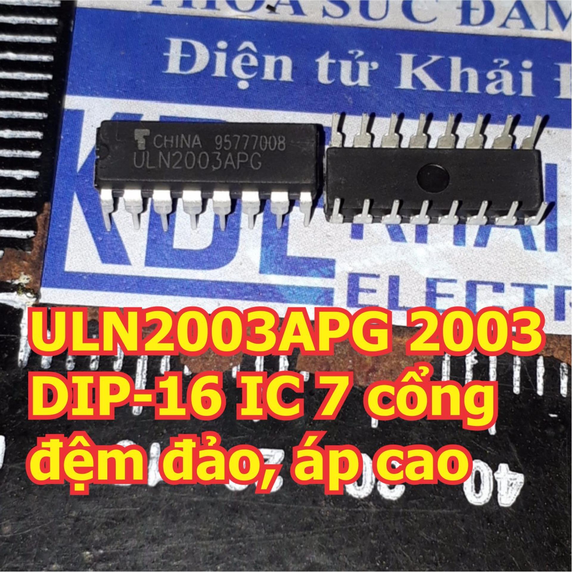 5 con ULN2003APG 2003 DIP-16 IC 7 cổng đệm đảo, áp cao kde5976