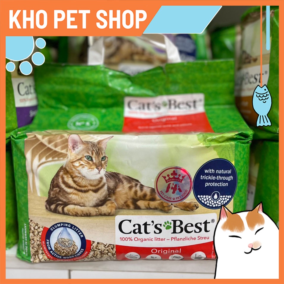 Cát gỗ hữu cơ Cats Best Original 10L