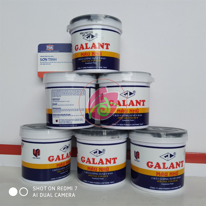 Ve màu nhũ Galant màu Đen 225ml