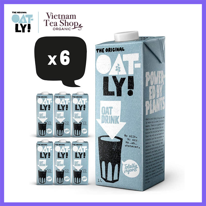 OATLY! Sữa yến mạch Oatly Oat Drink Original (6 x 1L)