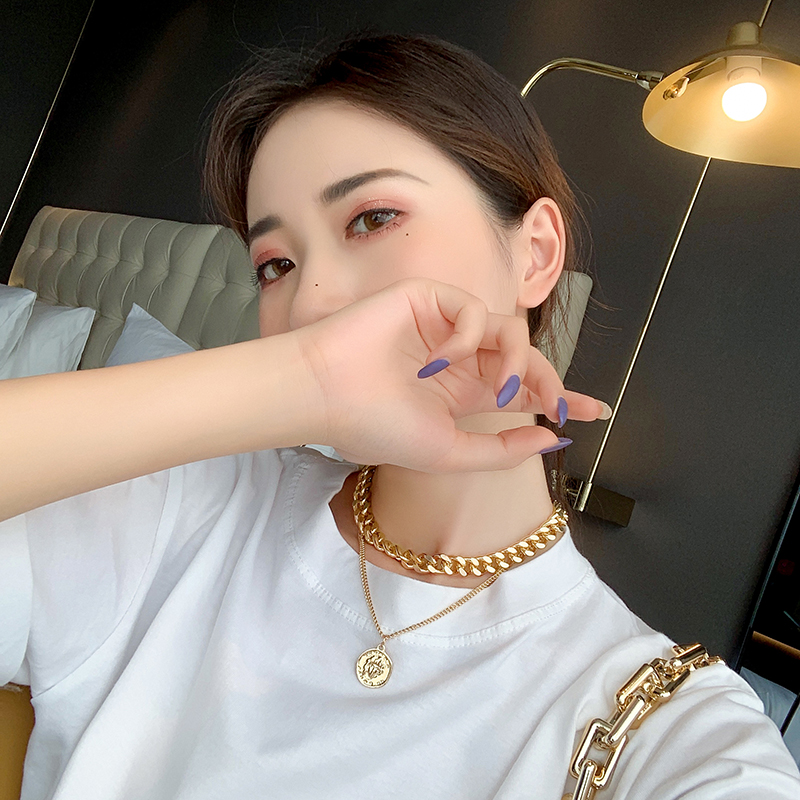 Set vòng cổ Bell Mew xích lớn sát cổ thời thượng Newstyle - VC61