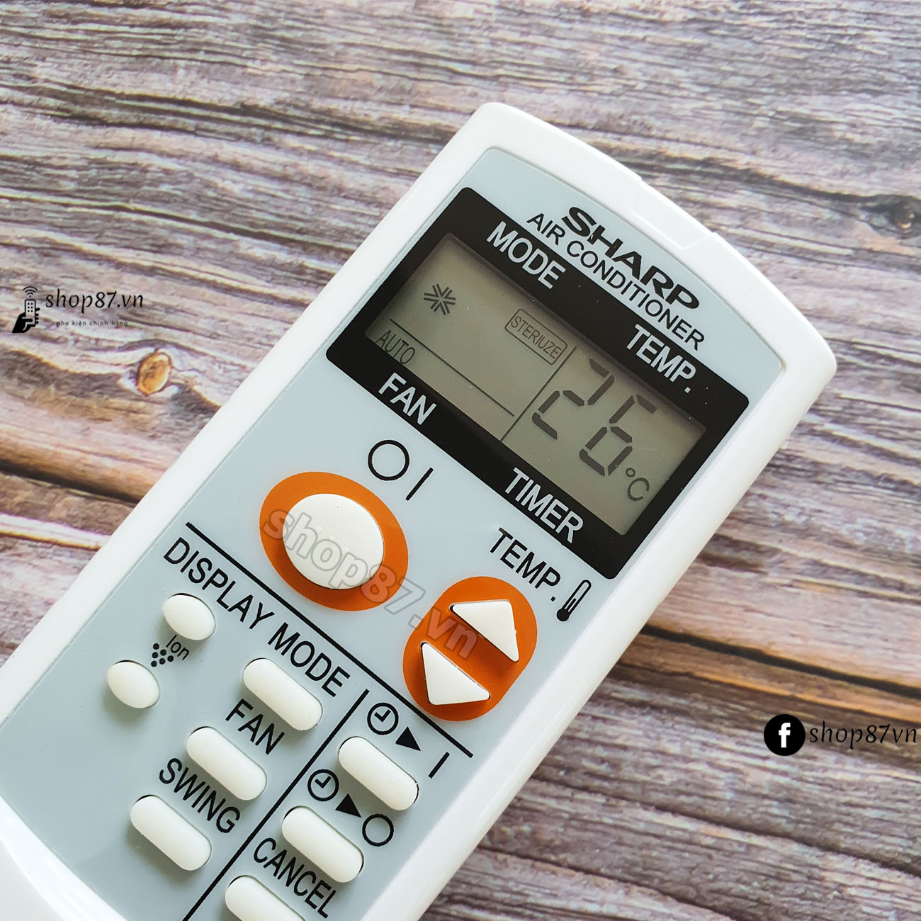 Remote điều khiển điều hòa máy lạnh Sharp 2 chiều