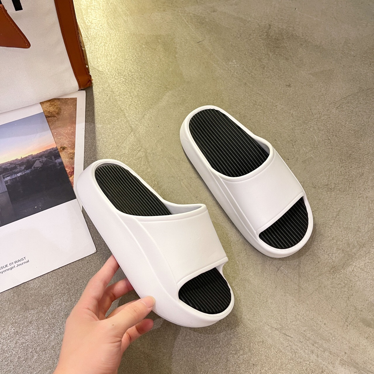 Dép nữ độn đế 5cm  siêu êm