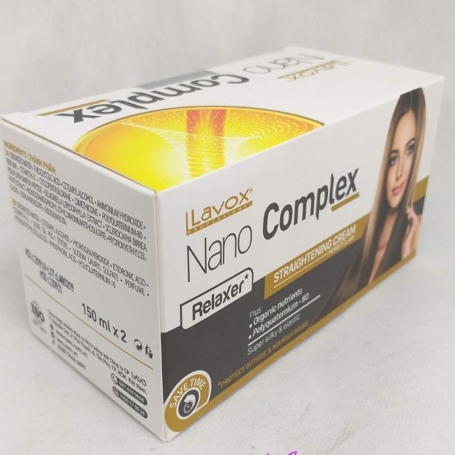 Bộ duỗi tóc lavox nano complex 150ml