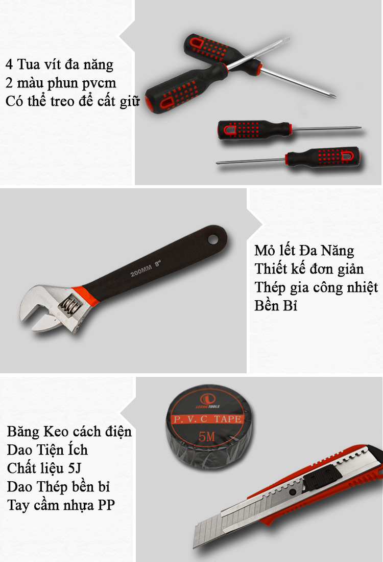 Bộ dụng cụ sửa chữa đa năng 32 món Lechgtools LC8632
