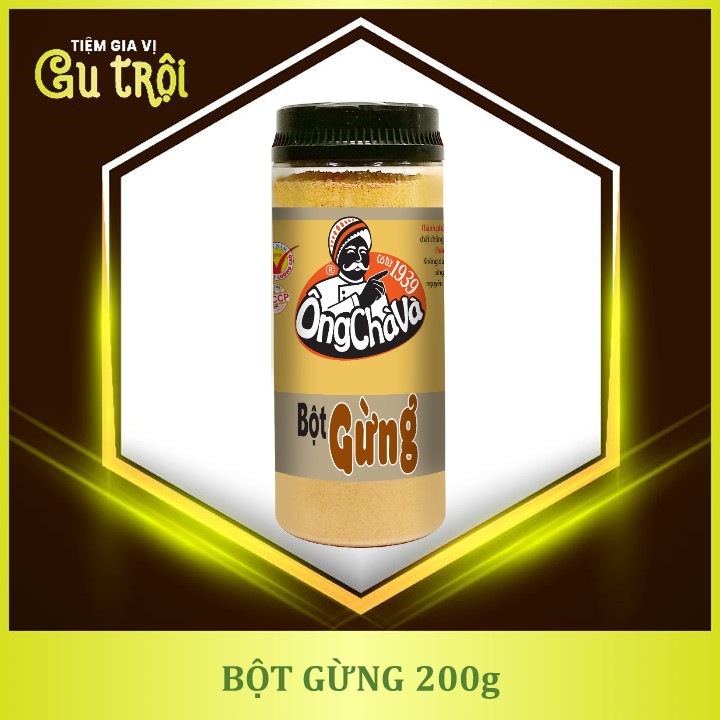 Bột gừng Ông Chà Và 200g (hũ)