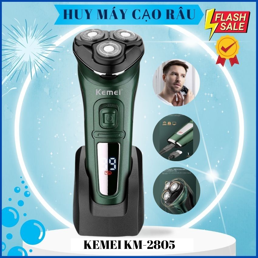 [HCM]Máy Máy Cạo Râu Kemei KM-2805
