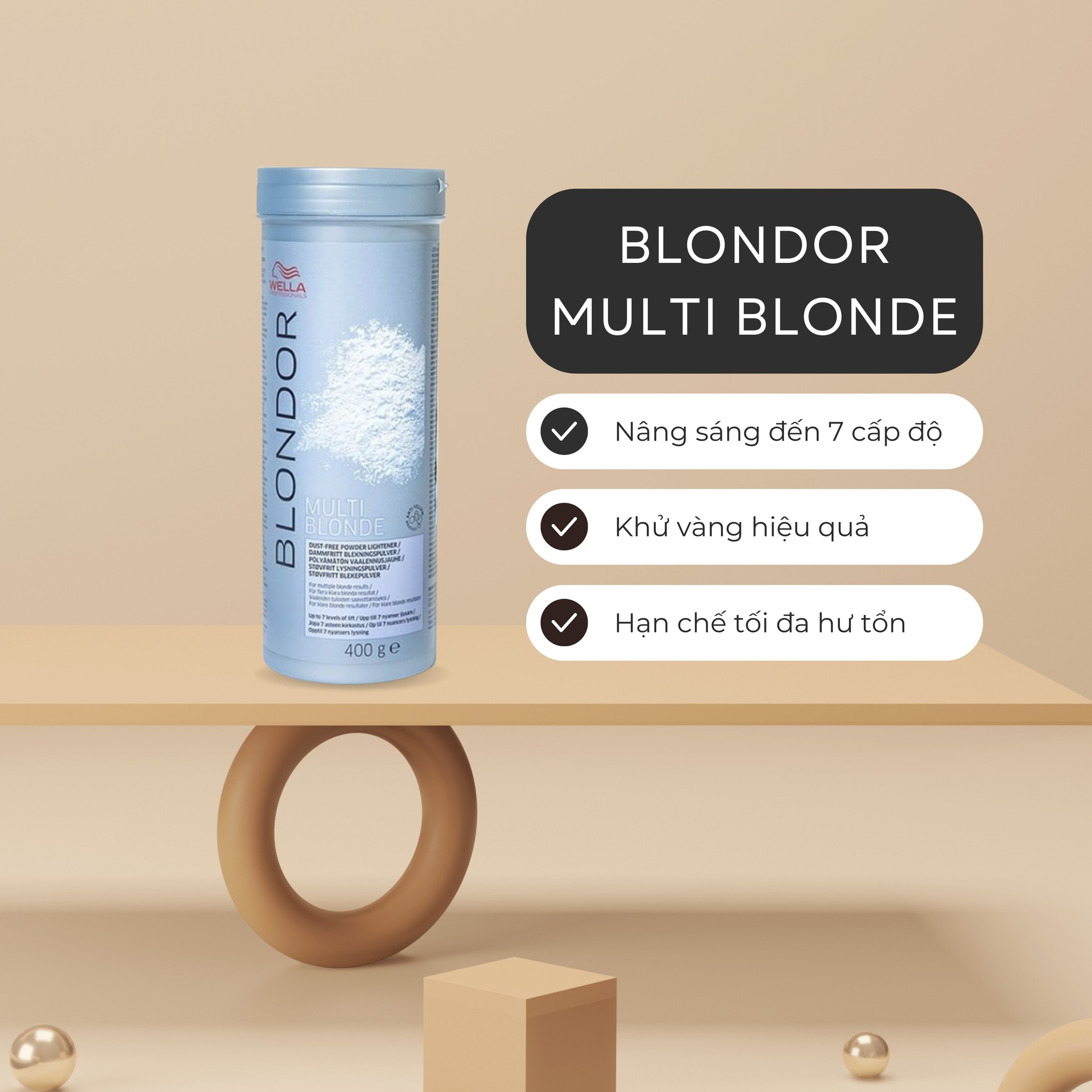 BỘT TẨY TÓC WELLA BLONDOR MULTI 400G