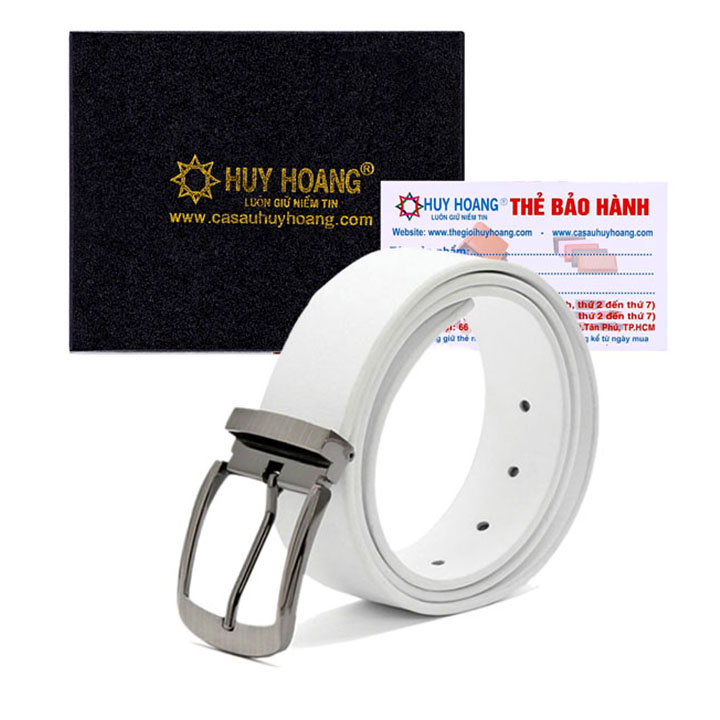 Thắt lưng nam da bò đầu kim màu da HK4107