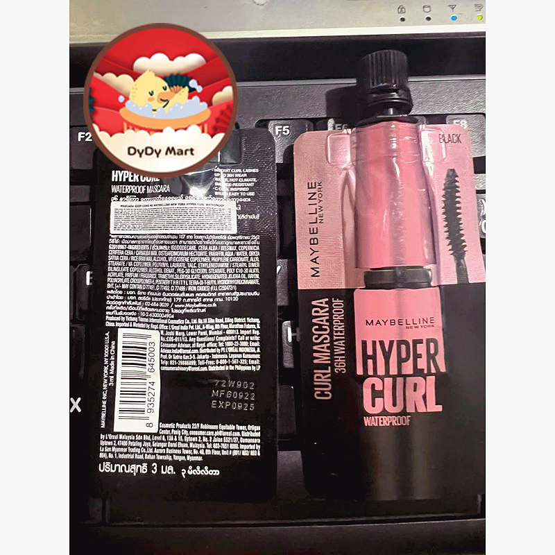 MASCARA Làm cong mi Hyper curl ĐEN 3ml