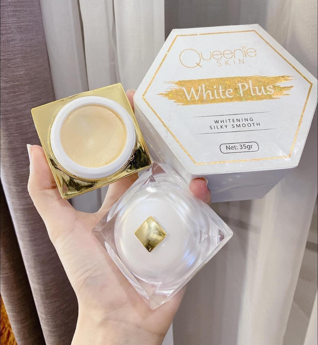 Kem Face Lười - Kem face lười Queenie Skin - Kem face lười thượng hạng 35gr - Hàng chính hãng