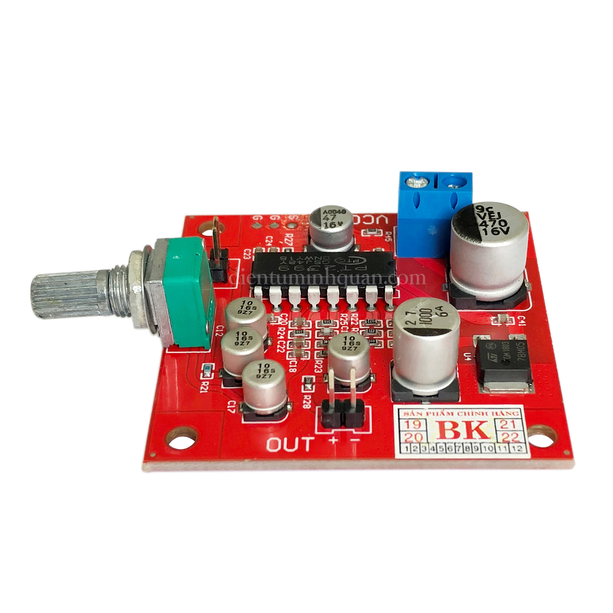 Board Echo PT2399 6VDC - 12VDC