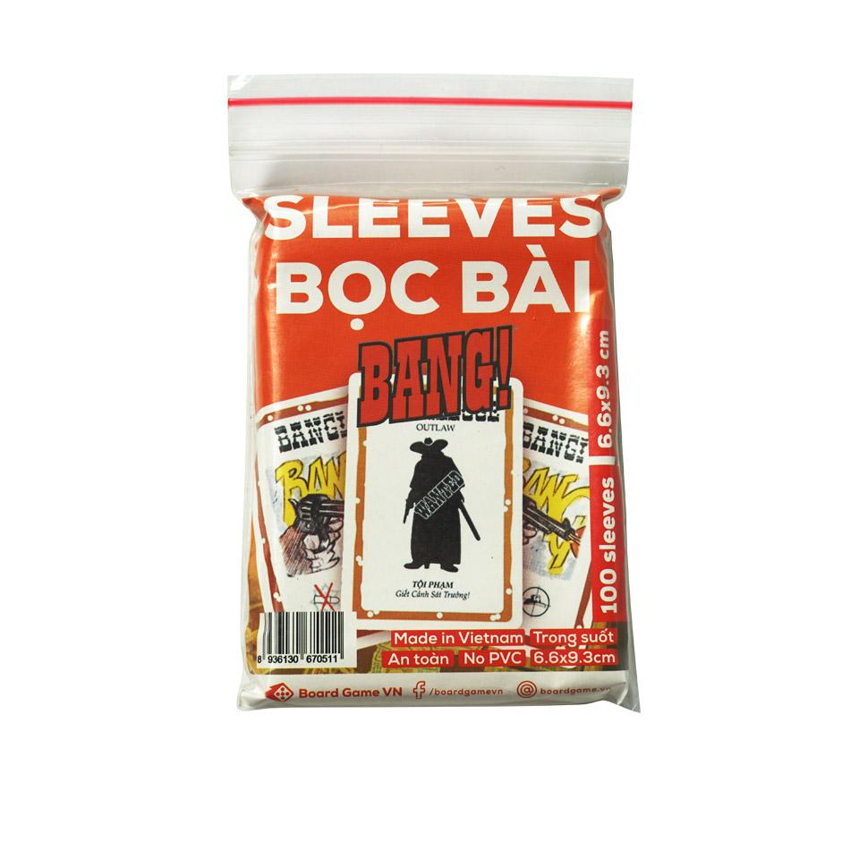 Sleeves bọc bài Bang 6.6x9.3 cm