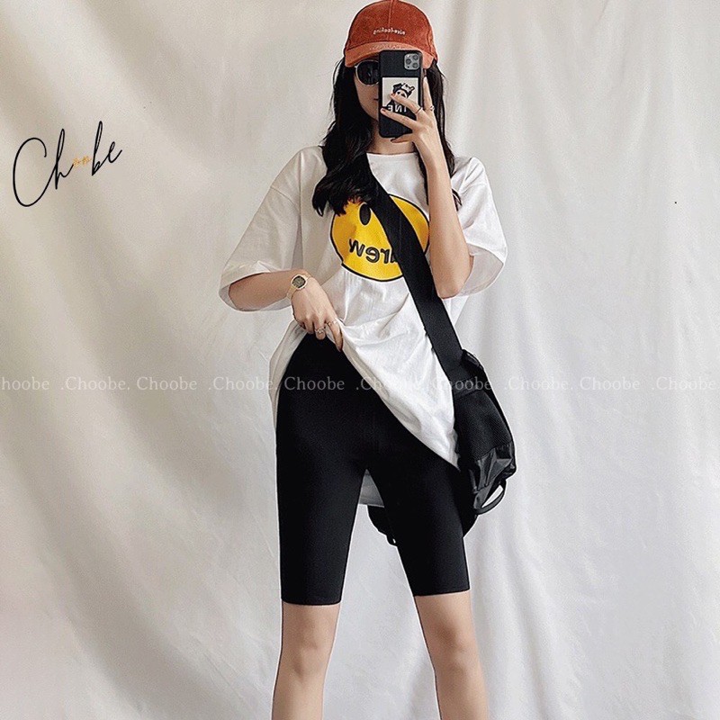 [HCM]Quần legging đùi Rainbow tím hot rần rần