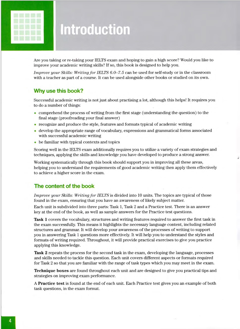 Sách Improve Your Skills Writing for IELTS 6.0-7.5 Student with Answer Key