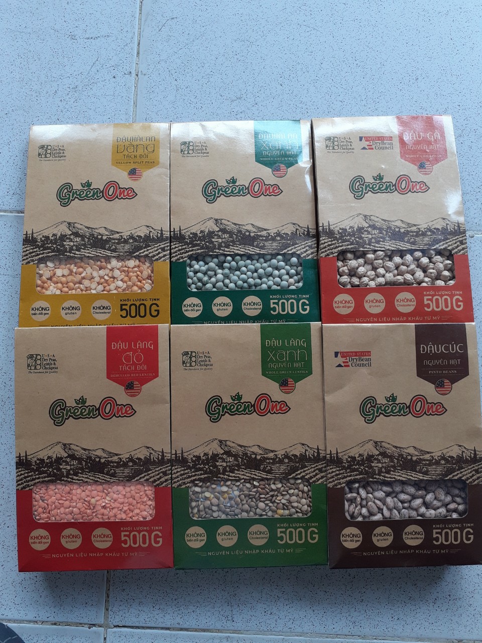 [HCM]Đậu Cúc - Đậu Pinto khô Green One 500g [Nhập khẩu Mỹ]