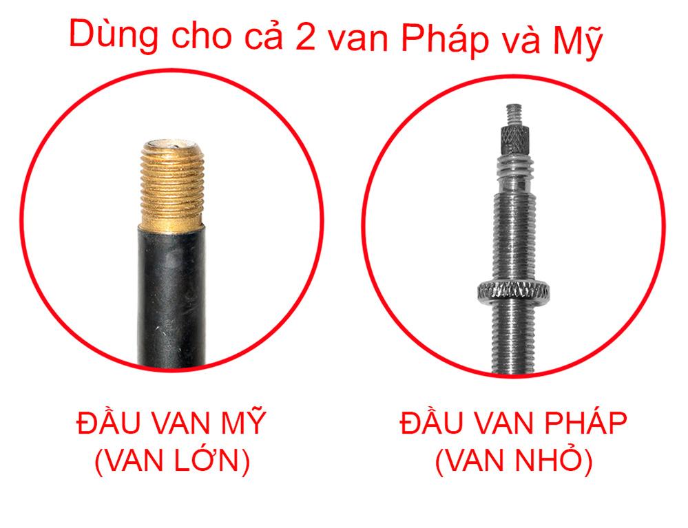 Đầu vòi bơm xe đạp, xe máy để thay thế