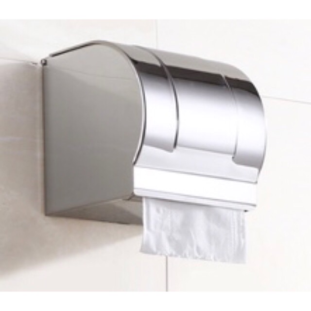 Hộp đựng giấy vệ sinh inox 304