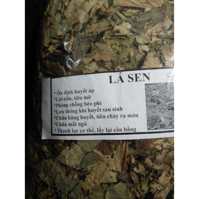 500gr trà lá sen khô tiêu mỡ giảm cân .