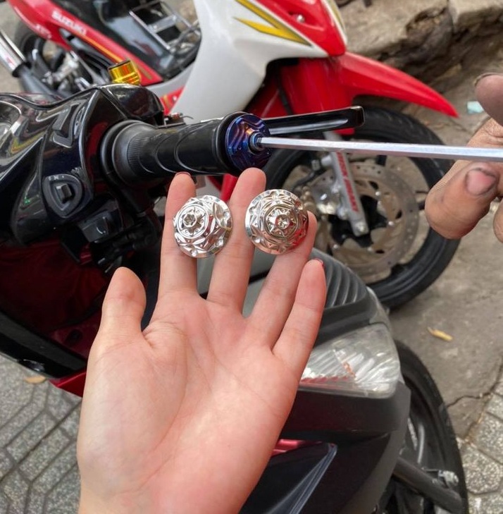 Gù inox Salaya bông (một cặp)