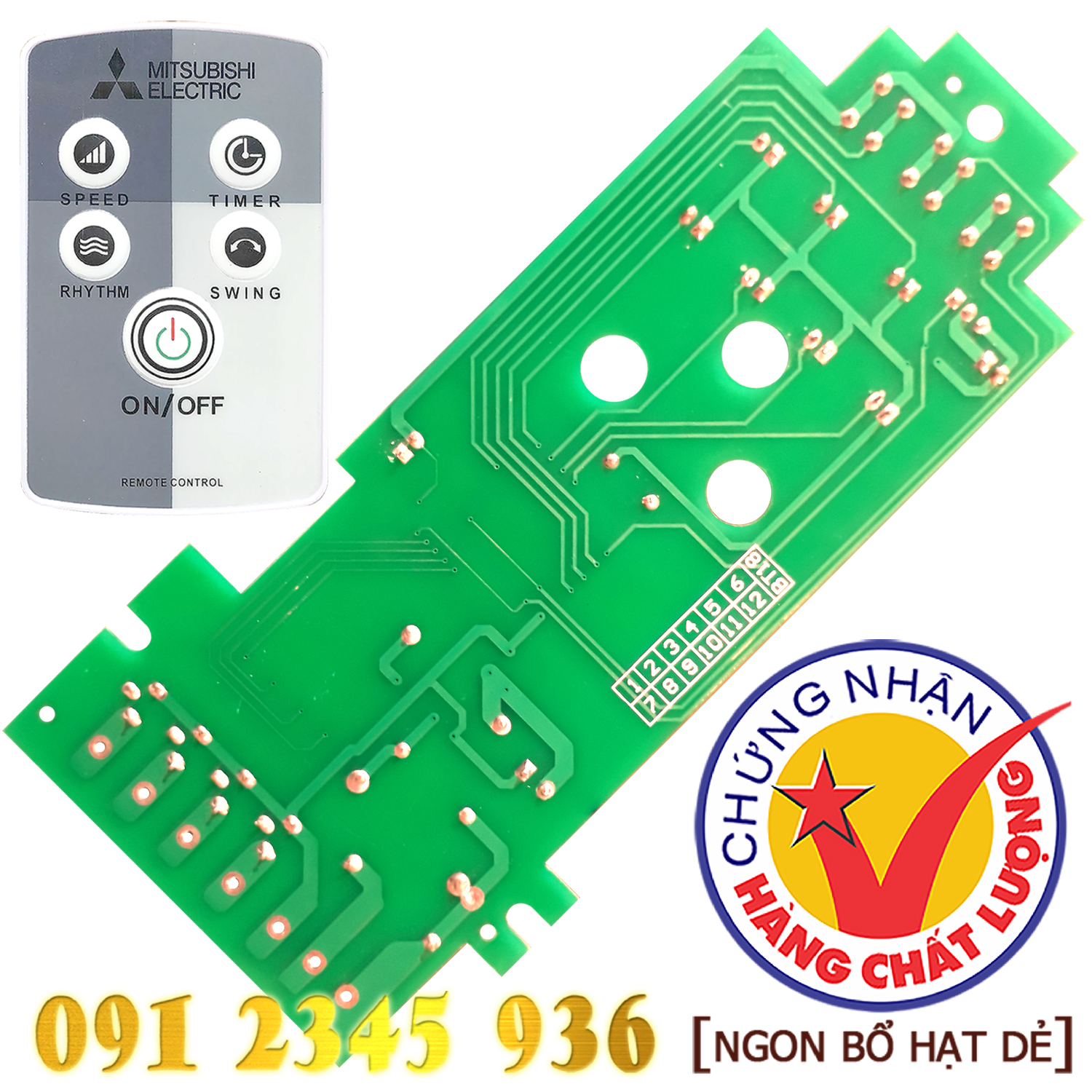 Mạch Quạt Treo MITSUBISHI cho quạt mát