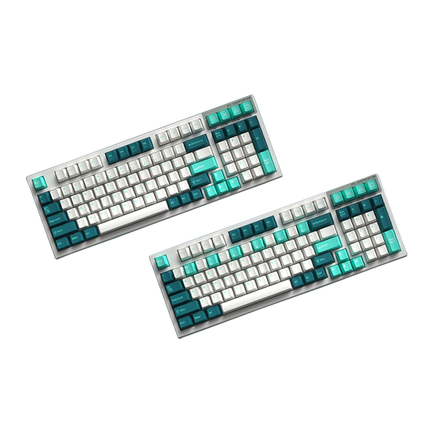 Bàn phím cơ không dây FL-Esports FL980CPM Cool Mint RGB - Led RGB - 3 chế độ kết nối - Kailh Switch - Hàng chính hãng