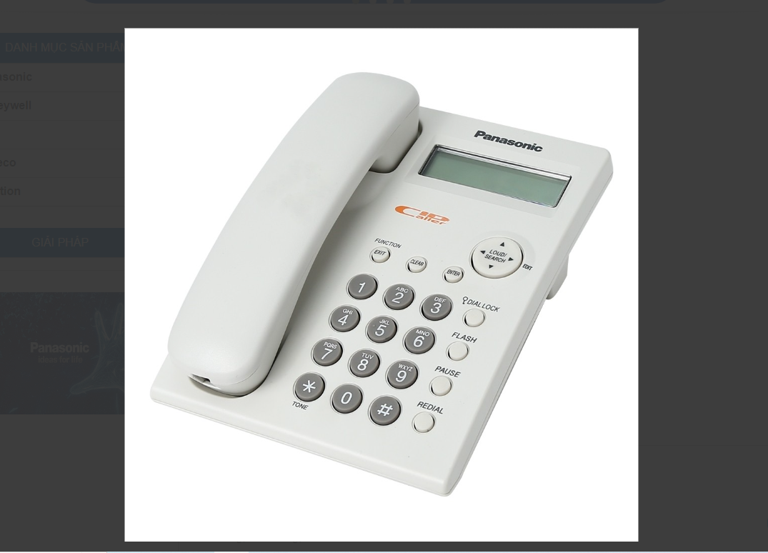 Genuine Panasonic Kx-Tsc11 Desk Phone (White)