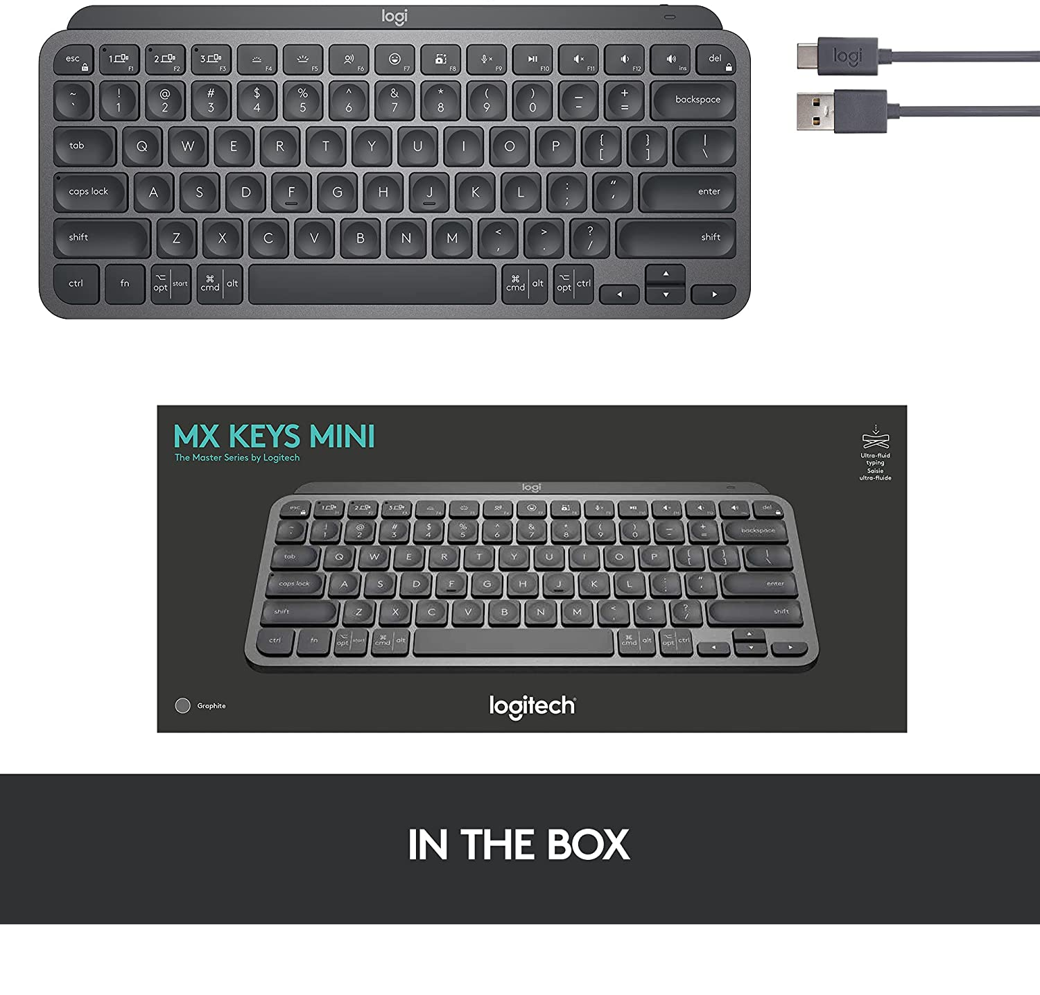 Bàn phím Logitech MX Keys Mini  - Chính hãng