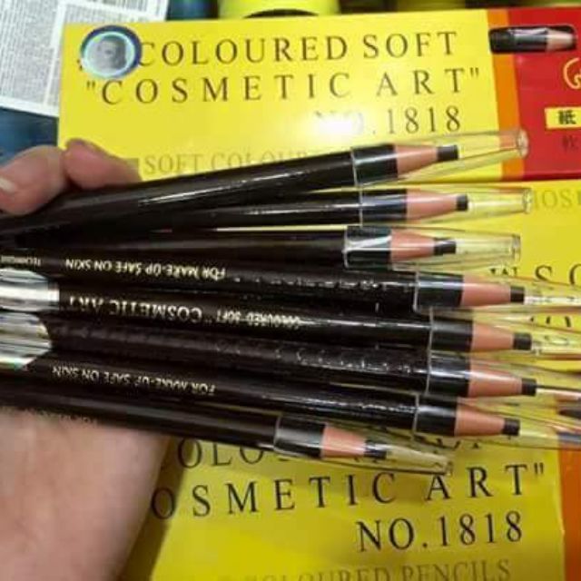 Combo 2 chì xé kẻ chân mày đen và nâu