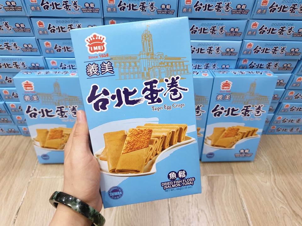 Bánh Quy Trứng Cuộn Chà Bông Cá 66g ( date t7/2022)