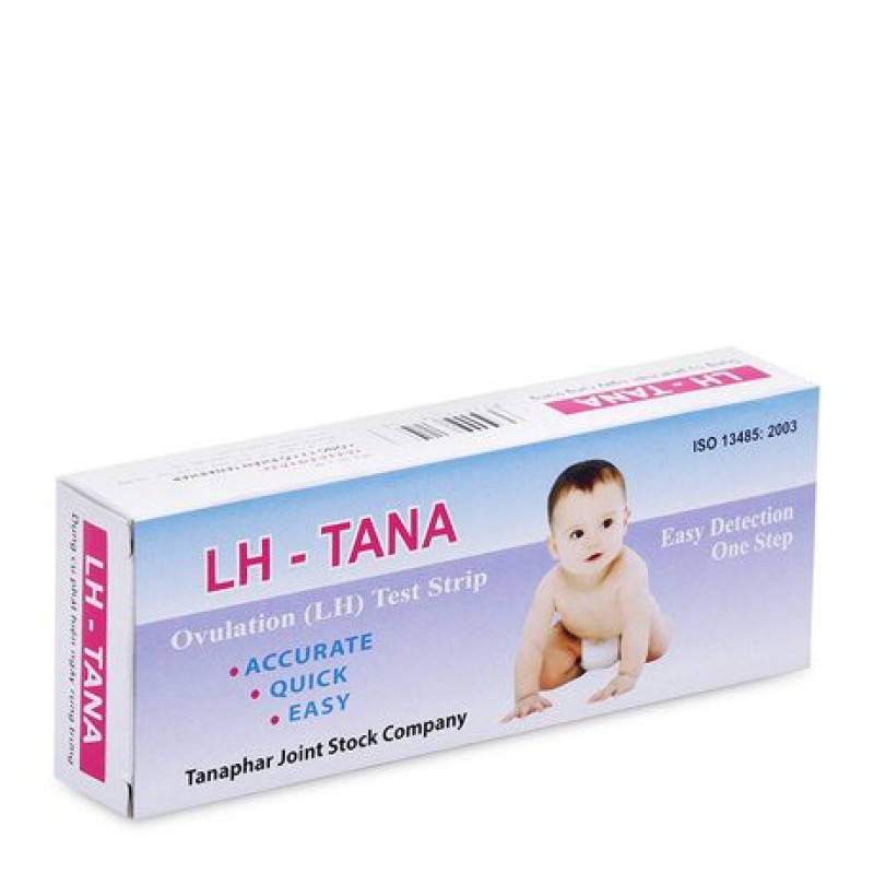 Que thử rụng trứng LH Tana, phát hiện thụ thai sớm, test nhanh - Hộp 1 que cao cấp