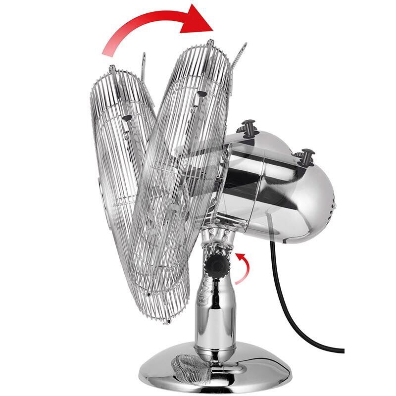Quạt Để Bàn Unold 86830, Quạt Sàn Inox, Quạt Điện 220v, Quạt Inox, Công Suất 35W, Chất Liệu Thép Không Gỉ, 3 Cấp Gió, Tiết Kiệm Điện, Nhập Đức, Bảo Hành 12 Tháng