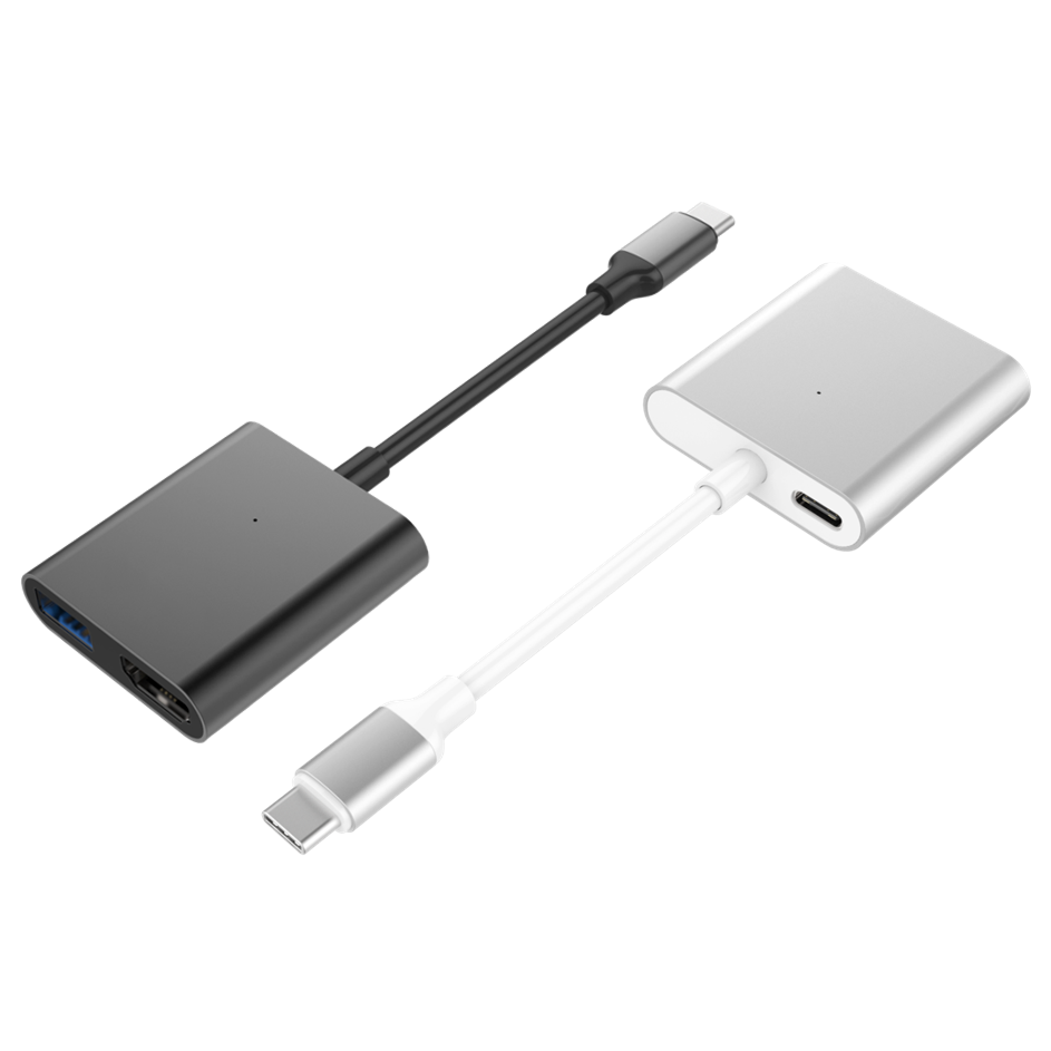 CỔNG CHUYỂN HYPERDRIVE 4K HDMI 3-IN-1 USB-C HUB DÀNH CHO MACBOOK, SURFACE, PC & DEVICES – HD259A
