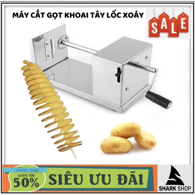 Potato cutter Tornado, tools paring Potato Tornado, cut root the tornado removable easy, small size, easy to transport and use, body stainless steel stainless steel, độ durable easy use machine fryers, snacks