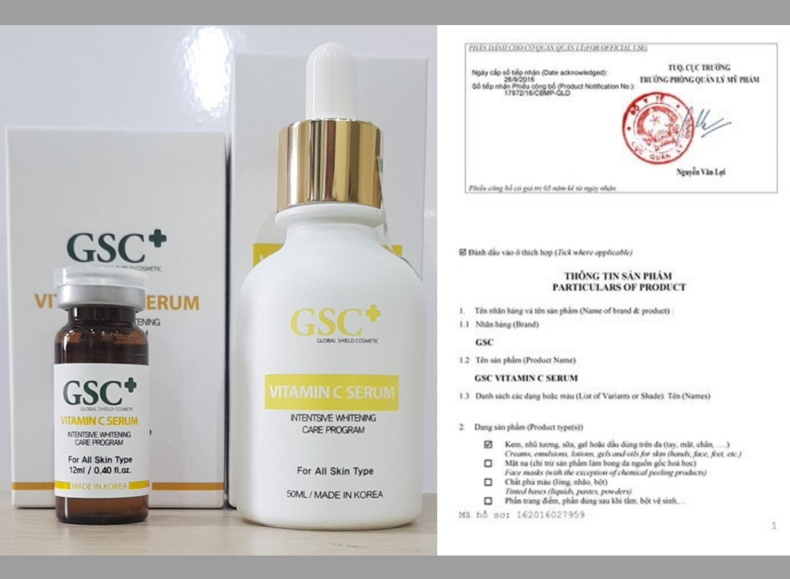 [Chính hãng] Tinh chất vitaminc serum GSC