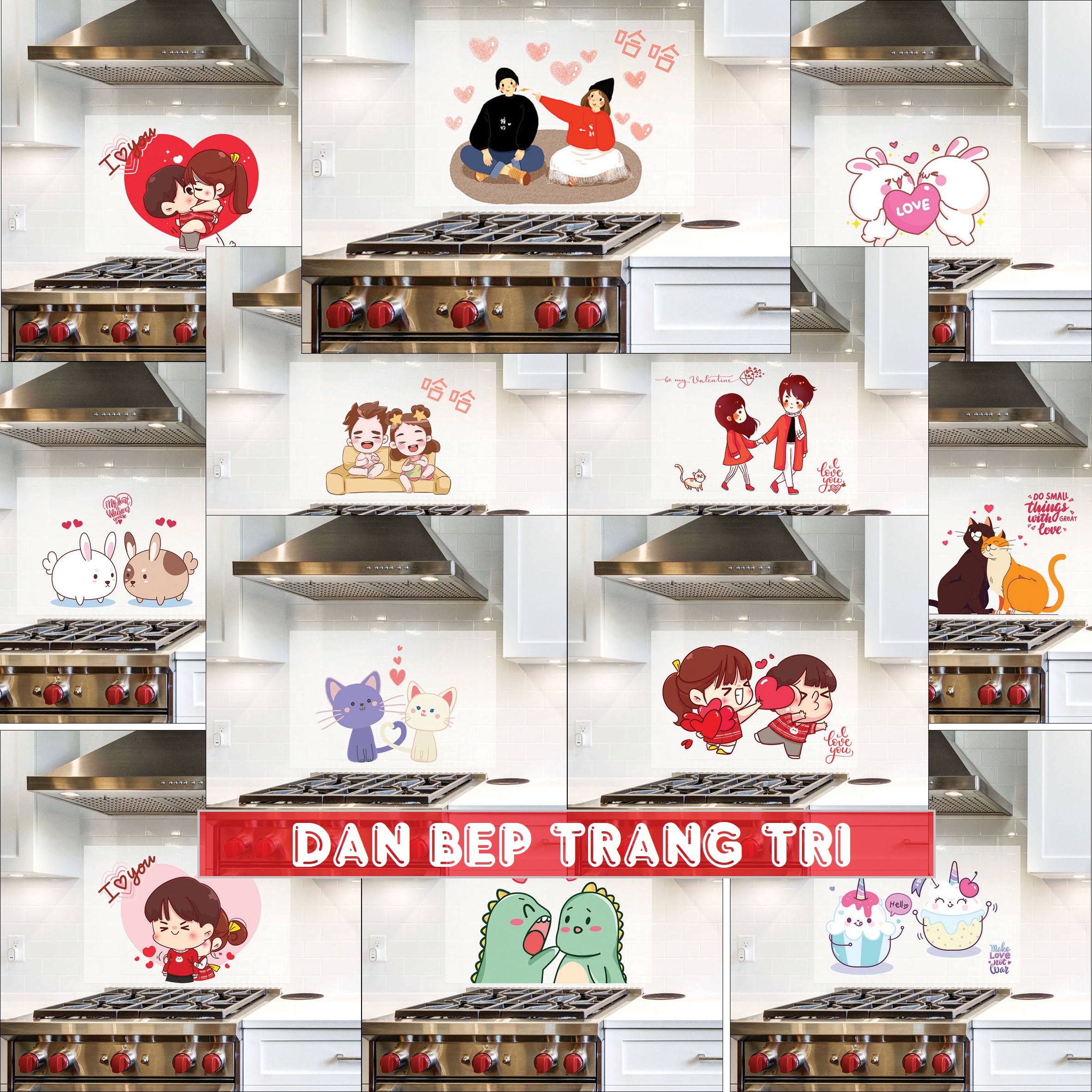 Decal dán BẾP (nền trong suốt) - Trang trí nhà cửa - THUTHAODECOR