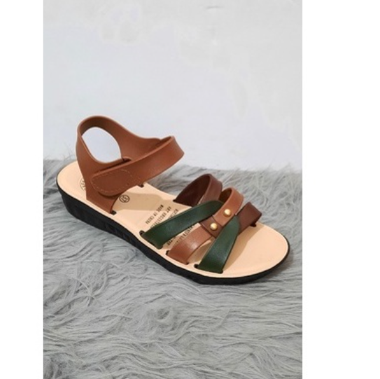 DÉP SANDAL QUAI ĐAN CAO SU DẺO NỮ ĐẾ 3CM