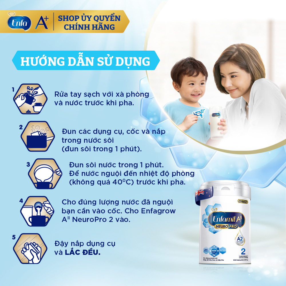 Sữa Enfamil A2 NeuroPro số 2 (800g)