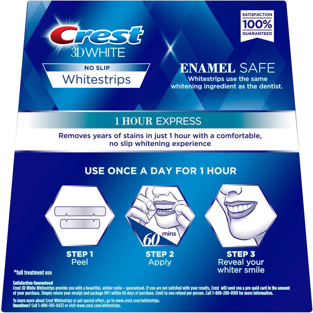 [HÀNG CHÍNH HÃNG] Full box Miếng dán răng Crest 3D White Professional Effects Liệu trình 20 ngày (40 miếng)